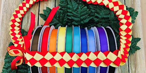 Beginner Ribbon Lei (two-color)- Mapunapuna primary image