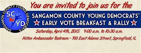 Sangamon County Young Democrats-Get Out To Vote Breakfast primary image
