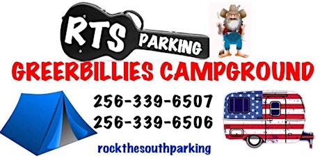 Greerbillies Rock the South Camping/Parking primary image