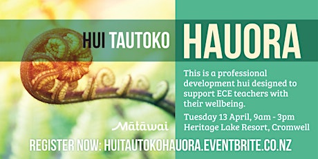 Hui Tautoko: Hauora primary image