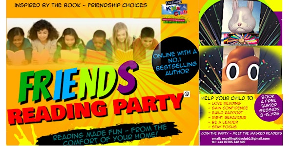 Friends Reading Party - Free Taster Sessions