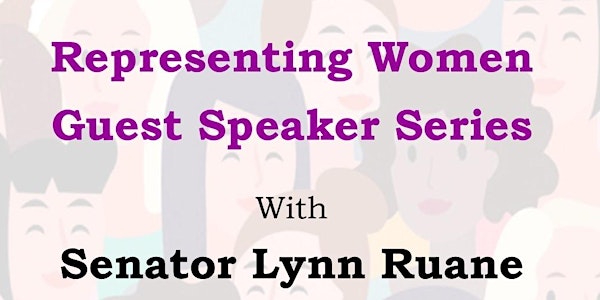 Representing Women - Guest Speaker Series - with Senator Lynn Ruane