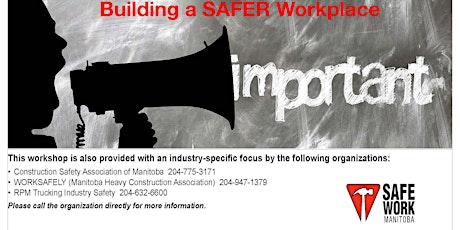 Building A SAFER Workplace (Virtual) primary image