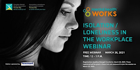 Isolation/Loneliness in the Workplace Webinar primary image