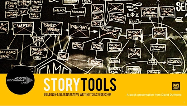 Design Workshop StoryTools - un outil d'aide à l'écriture interactive