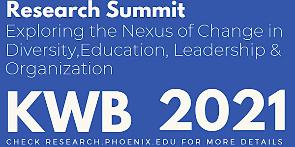 KWB Annual Research Summit 2021