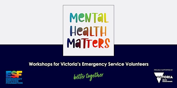 ESF Mental Health Matters Workshop - Geelong