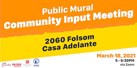 2060 Folsom-Public Mural Community Input Meeting primary image