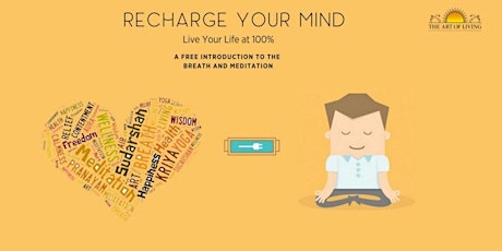 Recharge your mind with Breathing & Meditation primary image