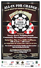 PLAYER TICKETS SOLD OUT- GUEST TICKETS AVAILABLE AT THE DOOR All-In for Change-A Benefit Poker Tournament for Tower Grove Neighborhoods CDC primary image