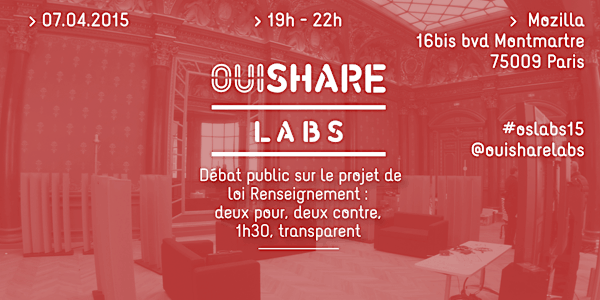 Débat public sur la Loi Renseignement