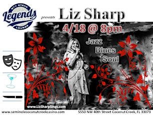 Legends Lounge presents Liz Sharp! primary image