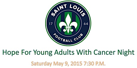 Hope For Young Adults With Cancer Night With St. Louis F.C. primary image