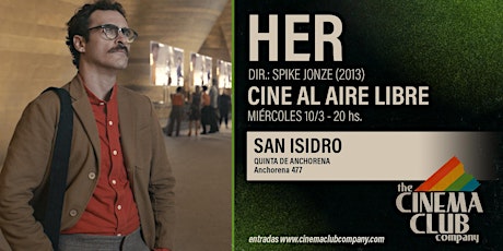 CINE AL AIRE LIBRE - HER (2013) - Miercoles 10/3 primary image
