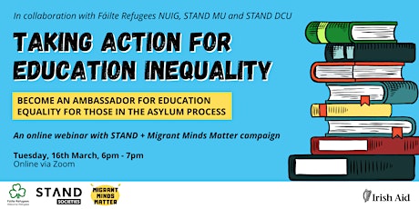 Migrant Minds Matter: Taking action  for education inequality primary image