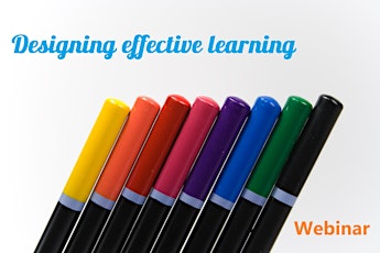 Primaire afbeelding van Designing effective learning (FREE webinar)