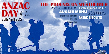 2015 Lonestars ANZAC Day & WW1 Memorial Event - 100 Years primary image