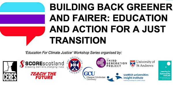 Education for Climate Justice: Building Back Greener (Event 2 of 3)