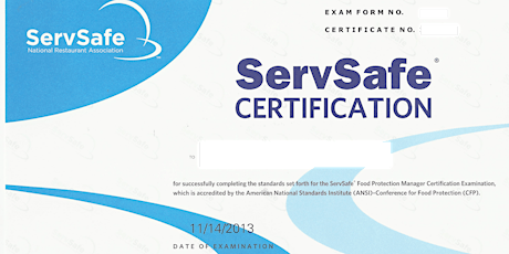 ServSafe Manager Certification primary image