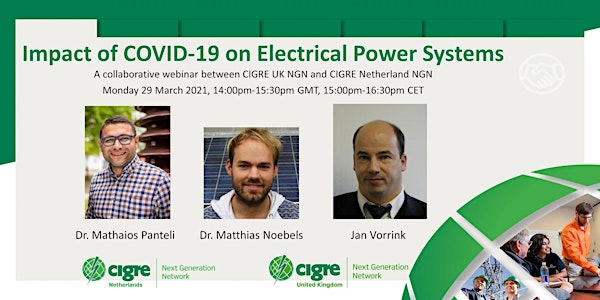 Webinar: Impact  of COVID on electrical power system (non-technical focus).