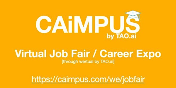 #Caimpus Virtual Job Fair/Career Expo #College #University Event#Nashville