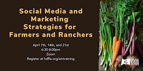 Social Media and Marketing Strategies for Farmers and Ranchers