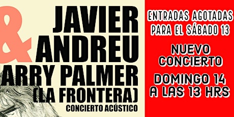 Imagen principal de Javier Andreu &Harry Palmer (La Frontera) Concierto acústico en Guadalajara
