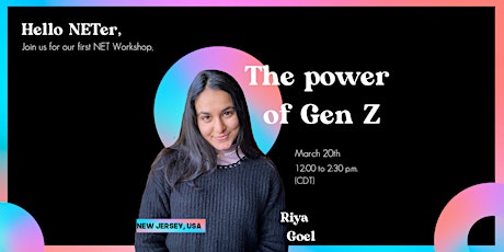 Imagen principal de NET Workshop - The power of Gen Z