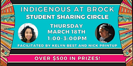 Indigenous at Brock - Student Experience Sharing Circle Session 1 primary image