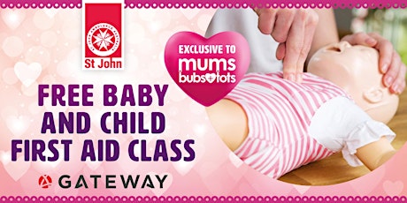Free Baby & Child First Aid Skills With St John NT primary image