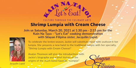 Kain Na Tayo - “Let’s Eat” - Shrimp Lumpia with Cream Cheese