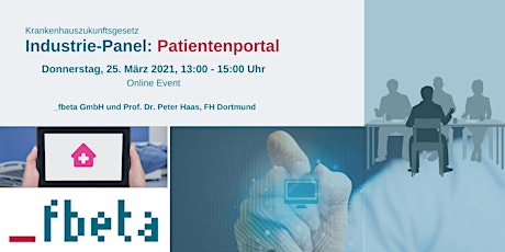 Hauptbild für Industrie-Panel: Patientenportal in Zeiten des KHZG