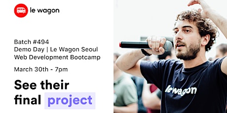 Le Wagon Demo Day - Seoul March 2021 primary image