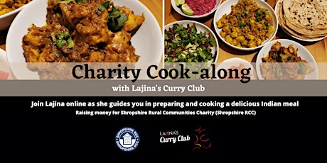 Shropshire RCC's charity cook -along with Lajina Masala's Curry Club primary image