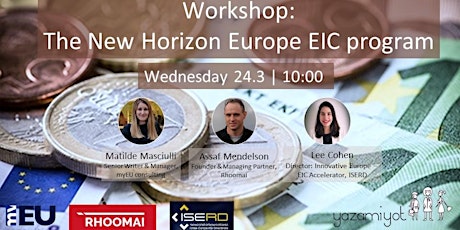 The New Horizon Europe EIC program