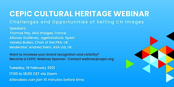 Recording of CEPIC Cultural Heritage Webinar