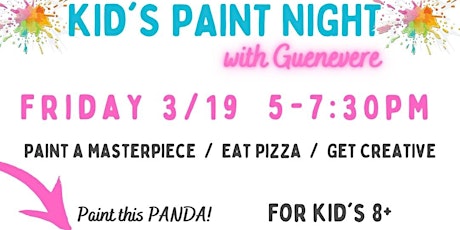 Kid's Paint Night with Guenevere primary image