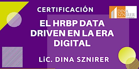 CERTIFICACION: EL HRBP DATA DRIVEN EN LA ERA DIGITAL