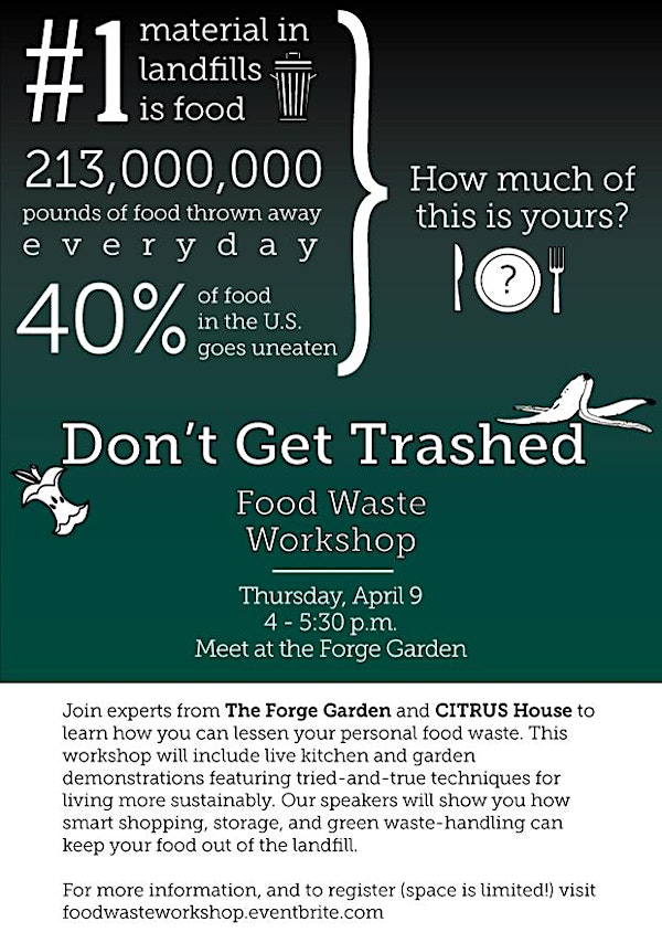Don't Get Trashed: Food Waste Workshop