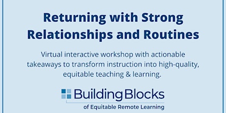 Returning with Strong Relationships and Routines primary image