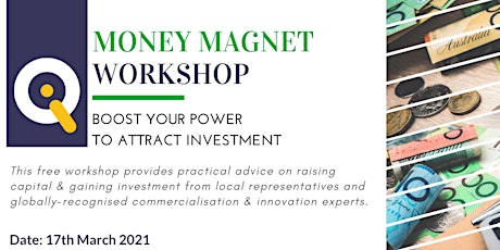 Innovate Queensland's Money Magnet Workshop — North Queensland primary image