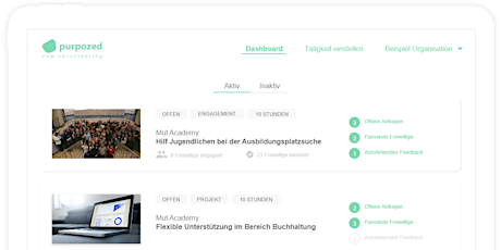 Hauptbild für Webinar für angemeldete NPOs: Tipps & Tricks zur Nutzung von purpozed