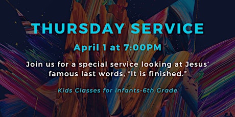 Crossroads Grace Thursday Services (incl. Kids) primary image