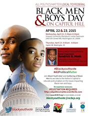 All Politics Matter - Black Men & Boys Day on the Hill, Black Youth Vote! primary image