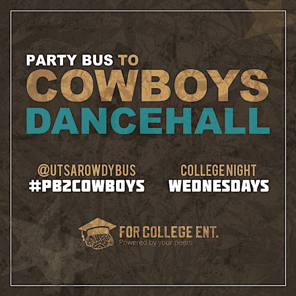 Cowboys Dancehall Party Bus