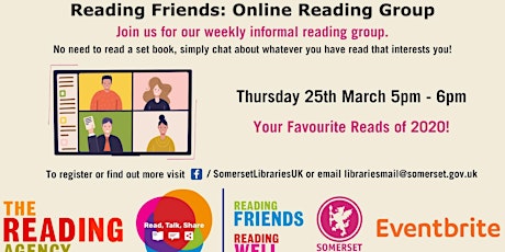 Reading Friends: Online Reading Group primary image