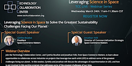 Leveraging Science in Space to Solve the Greatest Sustainability Challenges primary image