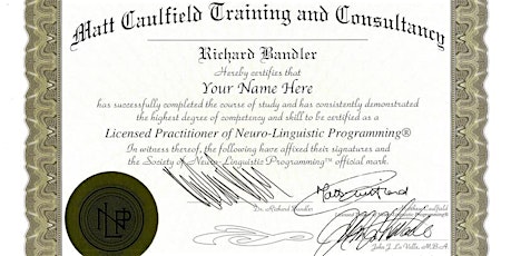 Licenced NLP Practitioner - Cardiff primary image