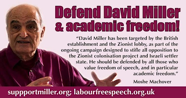 Defend David Miller- Defend Academic Freedom II image