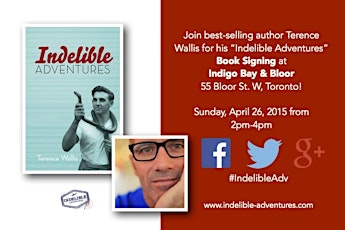 Terence Wallis: "Indelible Adventures" Book Signing at Indigo Bay & Bloor! primary image